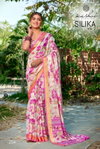 Silika Vol 2 By Kashvi Dull Moss Viscose Printed Wholesale Daily Wear Saree In India
